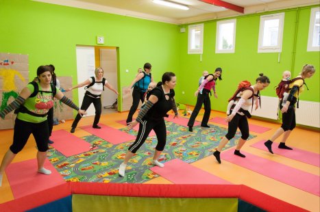 Kangatraining baba mama mozgás